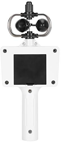 Medidor digital de velocidad del viento, ligero, medidor agudo para medir la velocidad del viento, la temperatura y el frío del viento