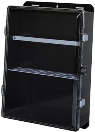 KiBcsLic Support Multiprise pour Boîtier électrique Extérieur, pour Diverses Utilisations En Atelier et Au Détail, 30 Cm X 12 Cm X 44.5