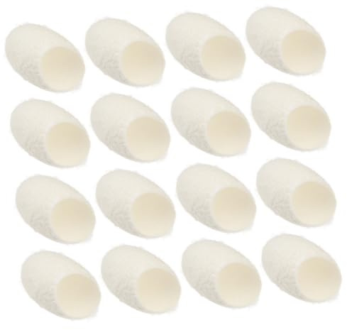SAFIGLE 100stücke Seidenraupenball Natürliches Gesichtspeeling Für Empfindliche Haut Gesichtsreinigung Und Mitesserentfernung Gesichtspflege Tool Für Tägliche Anwendung