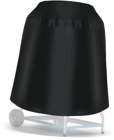 VICASKY Housse BBQ Imperméable Ronde Polyester Résistant Protection Extérieure pour Grills à Gaz et Couverture Patio Pizza Grill Anti-poussière et Intempéries