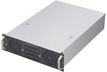 Rosewill Châssis de Serveur monté en Rack 3U | Châssis de Serveur | Prend en Charge jusqu'à 14 disques durs de 3,5 | Compatible ATX | 5 Ventilateurs PWM de 120 mm + 2 Ventilateurs PWM de 80 mm | USB