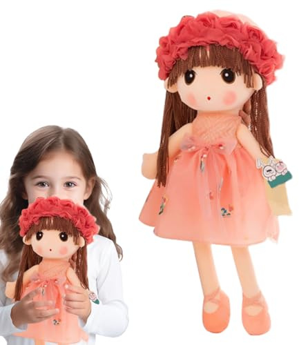 Süße Weiche Stoffpuppe – 40 cm Prinzessin Phile Plüschtier, Bezaubernde Stofffigur | Kinder-Feriengeschenk Für Mädchen, Raumdekoration, Sammlerstück, Kleine Puppe, Spielbegleiter