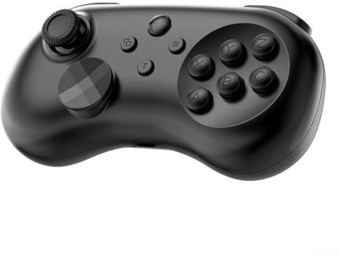 Wireless Fightstick Controller Hall Joystick 6 Tasti (Nero)