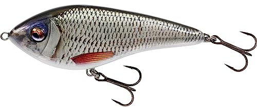Westin Swim Glidebait - Jerkbait, Farbe:Real Roach, Länge/Gewicht/Schwimmverhalten:12cm / 53g / suspending