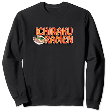 Naruto Shippuden Ichiraku Bol Ramen avec Logo Anime Sweatshirt