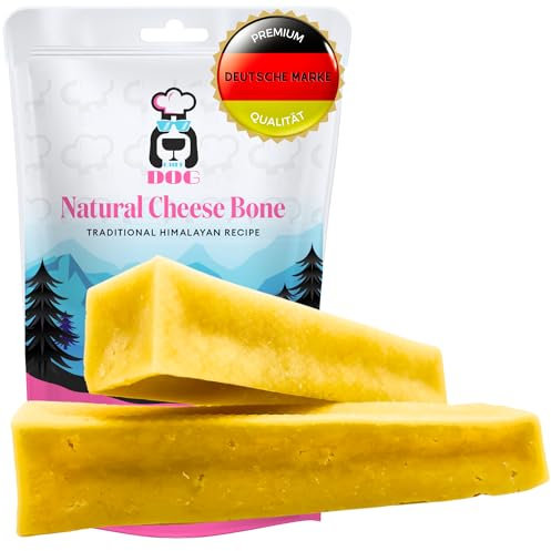 Chef Dog Yak Kaukäse für Hunde M - Kauknochen Hund - Natürliche Käsestangen ohne Zusatzstoffe - Käseknochen Hund für Welpen und Hunde Aller Größen
