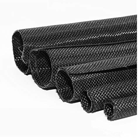 DUNSBY Kabelmantel Erweiterbare geflochtene Kabelhülse Selbstschließender isolierter Flexibler Rohrschlauch Draht Wrap Protect (Color : 6meters, Size : 25mm)