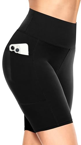 TNNZEET Pantalones de ciclismo para mujer, cintura alta, pantalones cortos | Pantalones de yoga para gimnasio y yoga, pantalones cortos para mujer, leggings de suavidad, calzoncillos bajo vestidos