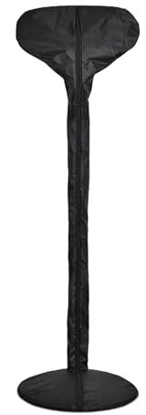 Funda para Calentador Eléctrico Exterior Impermeable, 210D Oxford Cubierta de Calefactor de Patio Jardín A Prueba de Polvo y Viento, Funda Protectora para Calefactor por Infrarrojos, 180x52 cm