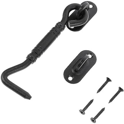 Uonlytech Serratura Porta Fienile in Acciaio Inox Chiavistelli Robusti Installazione Facile Per Uso Pesante Resistente Sbiadimento e Rottura Adatto Porte Interne Esterne Vari Materiali