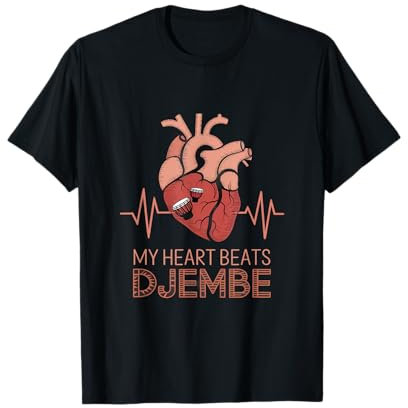 Mein Herz schlägt Djembe T-Shirt