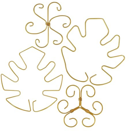 Support pour Monstera,Tuteur pour Monstera - Stabilisateur Réutilisable en Métal 4 Pièces pour Serre Orchidée Présentation Légumes Grimpants