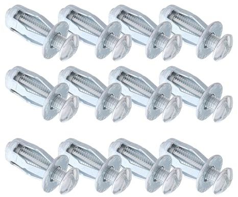 TOPPERFUN 50 Piezas Tuercas de Pétalo de Acero al Carbono Tornillos de Expansión para Concreto y Fijación de Muebles Completo