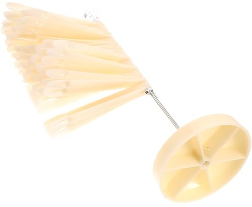 OSALADI Présentoir à Vernis à Ongles 120 Couleurs en Éventail Naturel Rond, Bâtonnets pour Pratique Nail Art, Accessoires Manucure Gel Uv, Palette D'échantillons pour Pédicure