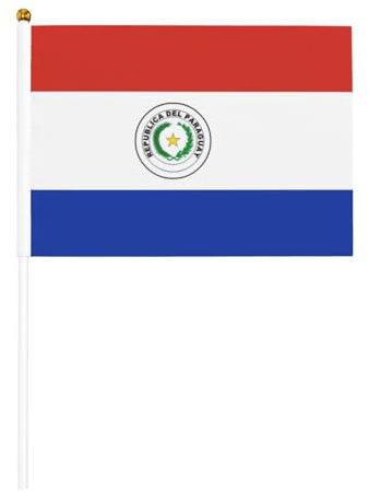 Bandera de Paraguay, bandera de jardín unisex, talla única