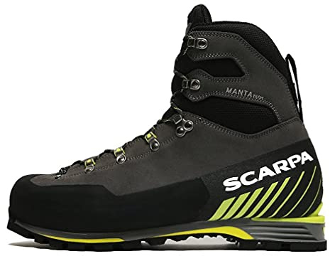 Tech GTX Chaussures de montagne pour homme, Gris/vert (Shark Lime Gore Tex Ft Pentax Precision Xt), 41 EU
