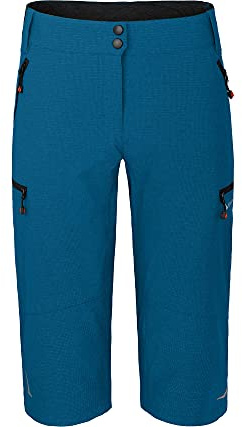 Bergson Valli Capri | Damen 3/4 Radhose - Robust & elastisch Damen 3/4 Radhose mit Stretcheinsätzen, Normalgrößen, Supra Stretch 4-Wege-Stretch, reißfestes Ripstop-Gewebe, wasserabweisend, Innovative