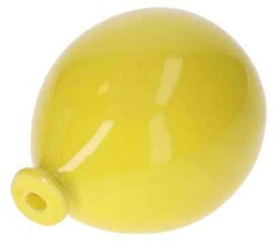 Keyhomestore- Scultura a Parete Palloncino Giallo in Ceramica, Misure 10x8 cm – Decorazione da Interni per Cameretta e Soggiorno – 100% Made in Italy. Ideale per Battesimi, Compleanni.