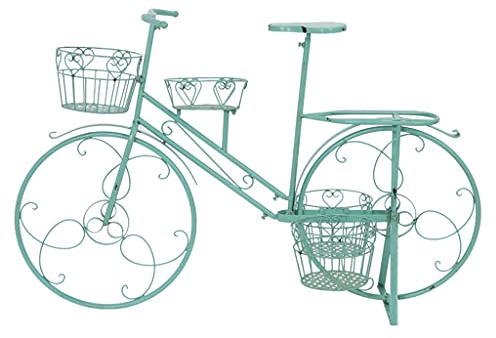 PEVSCO Gartendekorationen Land Retro Fahrraddekoration Ornamente Outdoor Garten Gartenarbeit Landschaftsbild Courtyard Flowershop Coffee Shop Verzierung Verzierung Feengarten-Zubehör