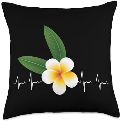 Plumeria Enthusiast Plumeria Seeds for Planting Plumerias Throw Pillow