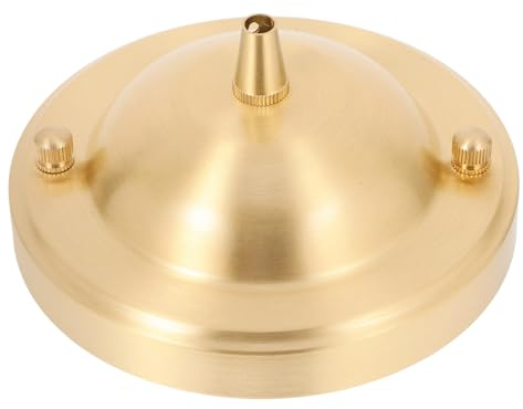 Cabilock 1stück Deckenleuchte Mit Kupfer-canopy-platte Retro-design Einfache Installation Für Und Schlafzimmer Dekorativer Deckenlampen- Für Verschiedene