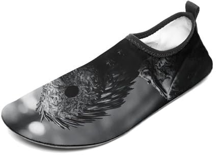 Wasserschuhe für Damen und Herren, schnelltrocknend, Aqua-Socken, Schwimmbad, Barfußschuhe, stehend im Wald, Strandschuhe, Stil 7, 13 UK Men/ 12 UK Women