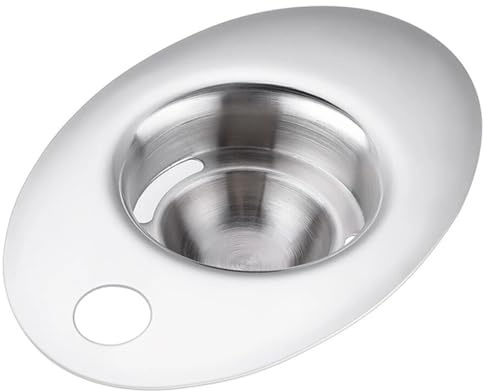 ZAAWUUT 304 Edelstahl-Eiertrenner, einzigartiger Eigelb-Trennfilter für Küche, Kochen, Backen, Kuchen, Eiersieb