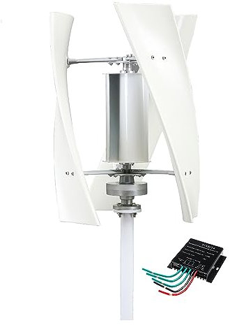 MESOVFCA 800W 12V/24V 3 Blades Wind Turbine Portable, Wind Power Generator Kit No Noise Magnetic Levitation Wind Generators for Home Windturbine System,48V