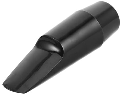 SUPVOX Saxophon-Mundstück Alt Sax Jazz Mundstück Saxophondämpfer für Alt Mundstück für Sopran modell -Teile Anfänger -Mundstück Plastik Schwarz