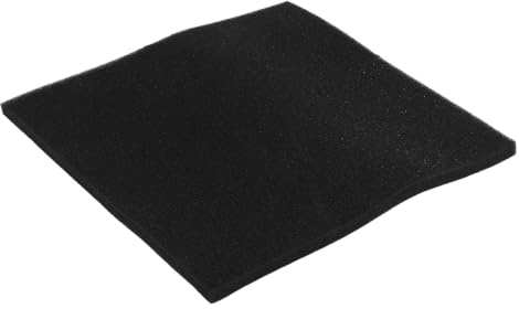 TOMETURE Alfombrilla Cuadrada Antifugas para Cambio de Aceite de Coche 50x50x2 Cm, Tapete Resistente para Drenaje y Recogida de Aceite, Protector contra Salpicaduras y Derrames para Taller