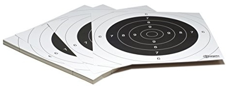 Cibles standard Target - 26 x 26 cm - Carton 250 g/m² - Lot de 100