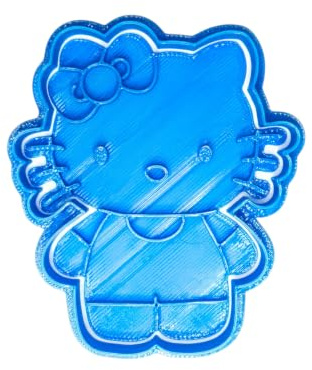 Cuticuter Hello Kitty Entera Cortador de Galletas, azul