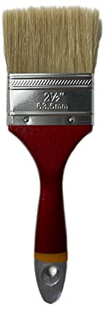 1 pennello universale da pittore, piatto, 63 mm, per vernice acrilica