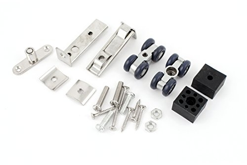 Aexit 2 Pcs Adjustable Sliding Patio Glass Door Tandem Roller 3/4 Ball Bearing Wheels (483e8ad9672655bef0e3ff96920998fa)