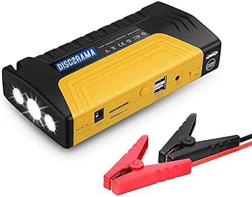 DISCORAMA® - BOOSTER STARTER AVVIATORE BATTERIA AUTO MOTO EMERGENZA POWER BANK PORTATILE 12V