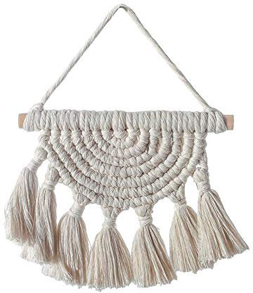 DUO ER Tapicería Tejida Pura Bohemia Chic Macrame Mural Colgante de la Pared Tapicería Dream Catcher Decoración for la inauguración de la Fiesta de Bodas