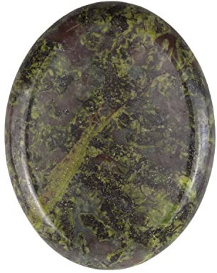 Piedra molesta del pulgar de Piedra de sangre de dragón para el tratamiento de la piedra de palma del bolsillo de piedra de cristal - alivia la ansiedad y el estrés