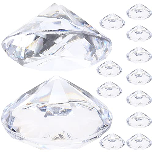 ULTECHNOVO 12stücke Diamantförmige Tischkartenhalter Aus Acryl Für Hochzeiten Und Feiern Mit Flachem Boden Für Stabile Aufstellung Und Vielseitige Nutzung Als Notiz Oder Kartenhalter