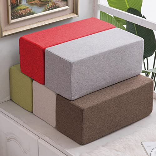 GGoty Sofa-Armlehnen-Kissen, rechteckig, weiches Kopfteil, abnehmbar, waschbar, Nackenstützkissen, Bettspaltfüller (20 x 20 x 50 cm, Beige)