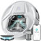 LEFANT Robot aspirapolvere M320, 6000Pa, aspirapolvere robot con navigazione di precisione, contenitore per polvere da 800 ml, 210 minuti, Wi-Fi/app, ideale per peli di animali, tappeti