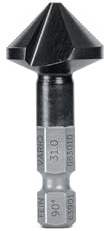FEIN VARIO 90° Kegelsenker 31.0 mm (M14), hoher Materialfestigkeit, geeignet für unlegierte und legierte Stähle, Aluminium, Messing