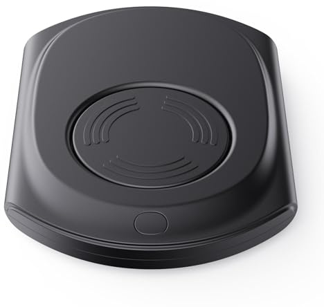 Undetectable Mauspad, vibrierendes Mauspad, ultradünner Mausbewegungs-Simulator | Maus-Shaker-Gerät für das Aufwachen per Computer (schwarz)