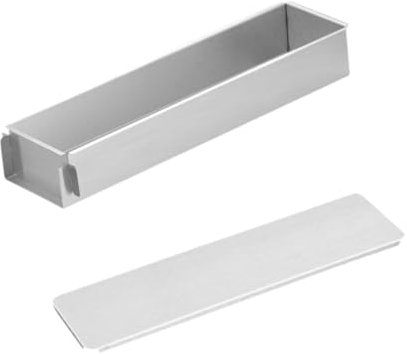 Qianly Molde Rectangular para Preparar Tiramisú, con Lados Desmontables, Ideal para Tartas de Queso, 30cm con Tapa, Individual