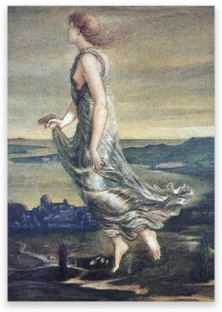 RYLJCZ Edwar Burne-Jones (Stella della Vena) Famoso dipinto su tela. Riproduzione artistica famosa. Dipinti famosi in tutto il mondo per la decorazione del soggiorno 30 x 40 cm (11,8 x 15,7 in) Solo