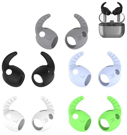 5 Pairs Silicone Ear Plugs Suitable for SAMSUNG Galaxy Buds 3 Pro Bluetooth Headset Earbuds Anti-slip Ear Tips Eartips Replacement Earplug