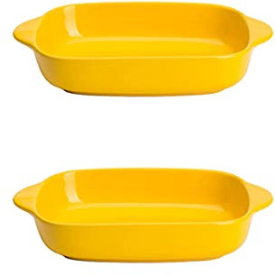 Kuchenform aus Keramik, 22,4 cm, antihaftbeschichtet, Porzellan, zum Kochen, Quicheform, Kuchenteller, Backform, Farbe A, 2 Stück