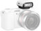 Camnoon Mini flash GN8 6500 K flash de 3 niveles de brillo, flash manual/automático, batería incorporada para cámaras Canon, Nikon, Sony, Fujifilm, Olympus, Panasonic (blanco)