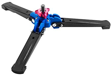 Mini trípode de tres patas para cámara réflex digital, monopié, base Unipod con tornillo de 3/8 pulgadas para trípode cabeza de bola fluida