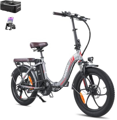 Fafrees F20 PRO E-Bike Klapprad Elektrofahrrad 20 Zoll Fatbike, 250W Motor 36V 20AH Akku, 20 * 3,0 Zoll Mountainbike Elektrofahrrad 40 Nm