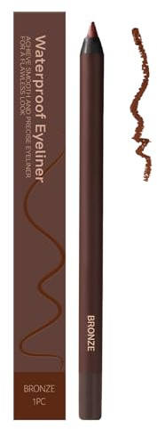 Wezalget Delineador de Ojos Resistente a Manchas | Lápices De Cejas Y Delineador 2 En 1 A Prueba De Manchas - Maquillaje Impermeable Duradero Para Cejas Para Uso Diario